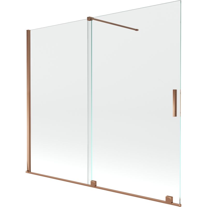 Parawan nawannowy 2-skrzydłowy Mexen Velar różowe złoto 180x150 cm 1 szt.