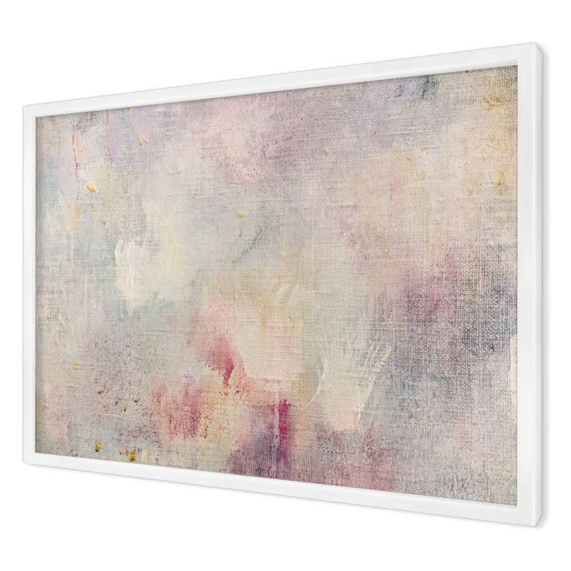 Ozdobna tablica magnetyczna Wallfluent 60x40 Pastelowa abstrakcja w białej ramie 1szt