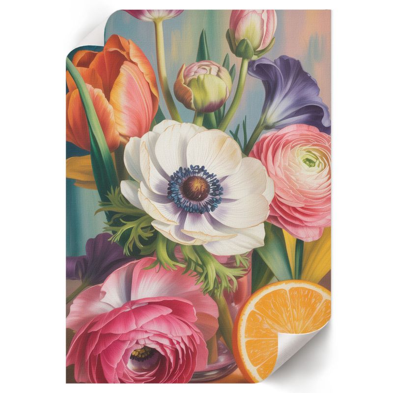 Plakat Na Ścianę ArtPrintCave 42x59,5 cm Kolorowe kwiaty Punkt Widzenia 1 szt.