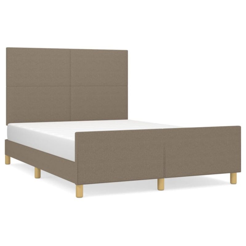 Łóżko tapicerowane WaszeMeble 140x190 cm Brązowe WM-3124891 1 szt.