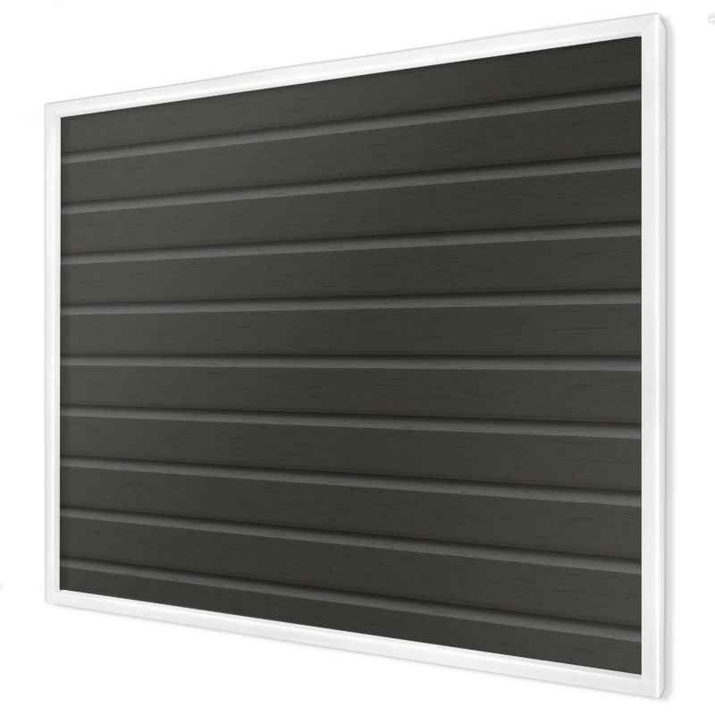 Ozdobna tablica magnetyczna Wallfluent 80x60 Tekstura paneli w białej ramie 1szt