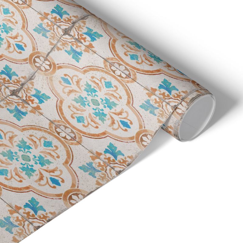 Okleina Meblowa Tulup 50x100 cm Etniczne kafle Do Sypialni I Garderoby 1 rol.