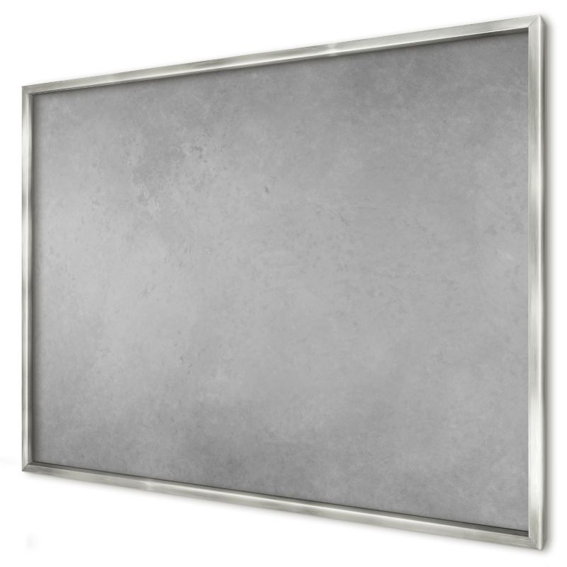 Ozdobna tablica na magnesy Wallfluent 100x70 Srebrzysta mgła w srebrnej ramie 1szt