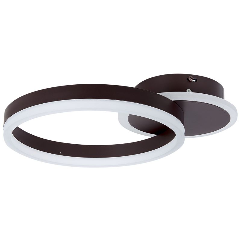 Lampa sufitowa LED Glyde Metal Ciemnobrązowy 1szt.