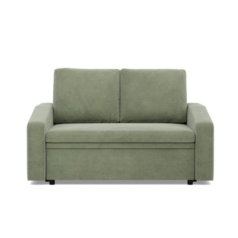 Sofa TYLETEGOTU funkcja spania BLOM sztruks oliwkowy 1 szt
