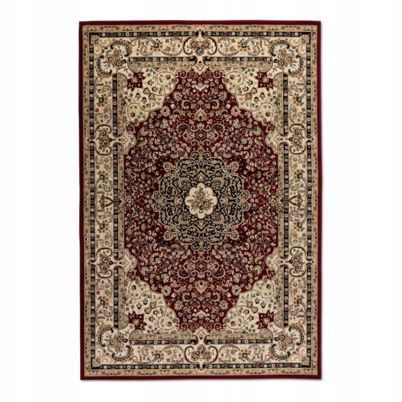 Dywan Nouristan tradycyjny do salonu 160x235cm,klasyczny bordowo beżowy wzór 1 szt.