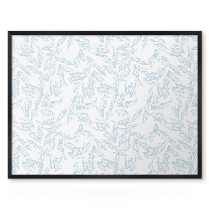 Tablica Magnetyczna Tulup 80x60 cm Lekki motyw - Czarna rama Do sypialni, salonu 1 szt.