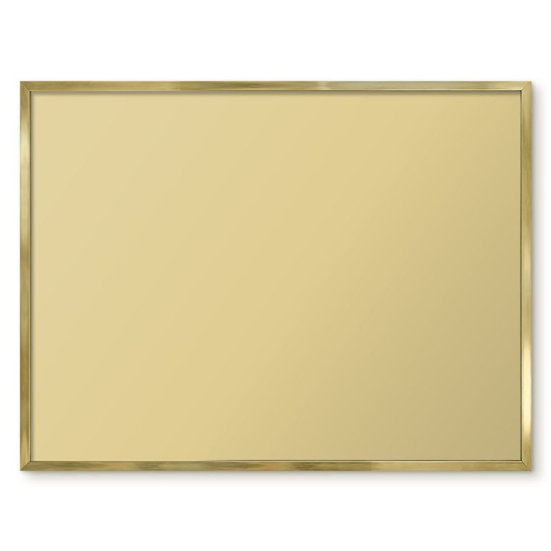 Tablica Magnetyczna Do Sypialni Tulup 80x60 cm Beżowo-żółty 1 - Złota rama Do sypialni, salonu 1 szt.