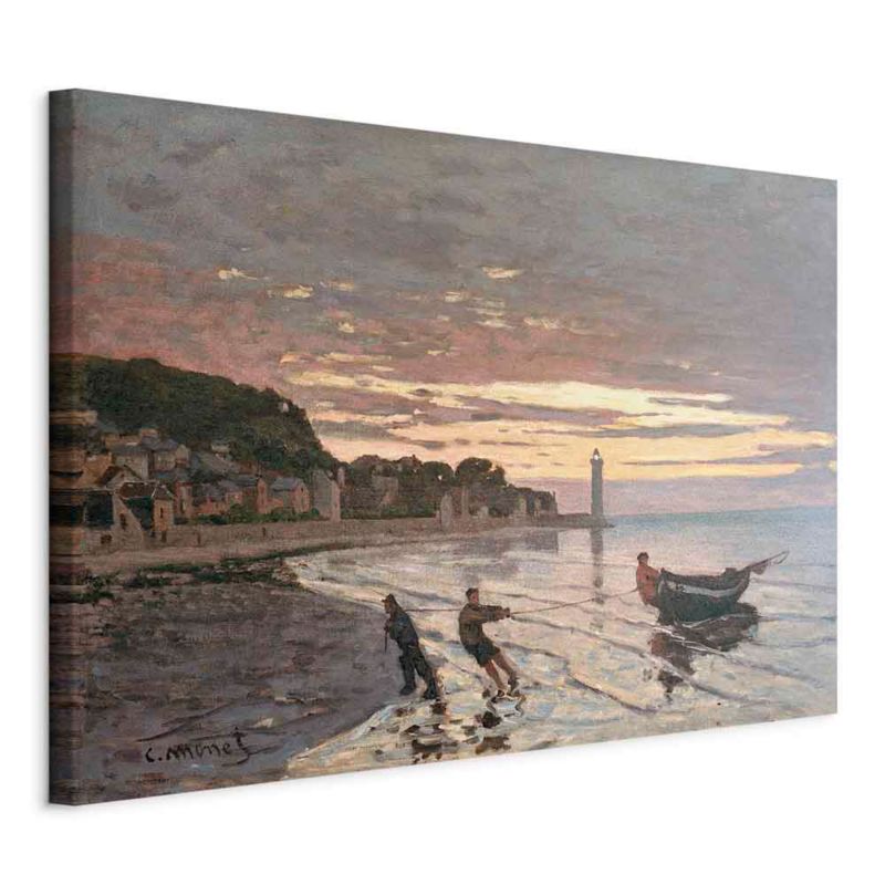 Obraz Artgeist Łódź w Honfleur 90 x 60 cm płótno włoskie 1 szt