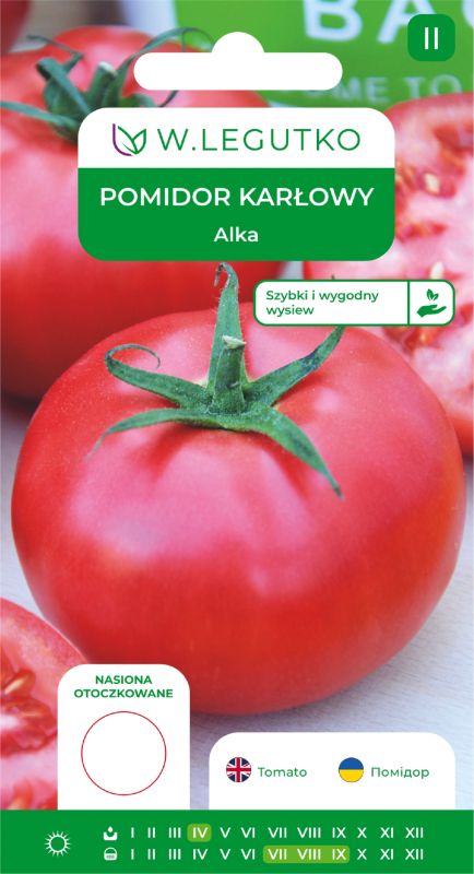 Nasiona otoczki pomidor Alka