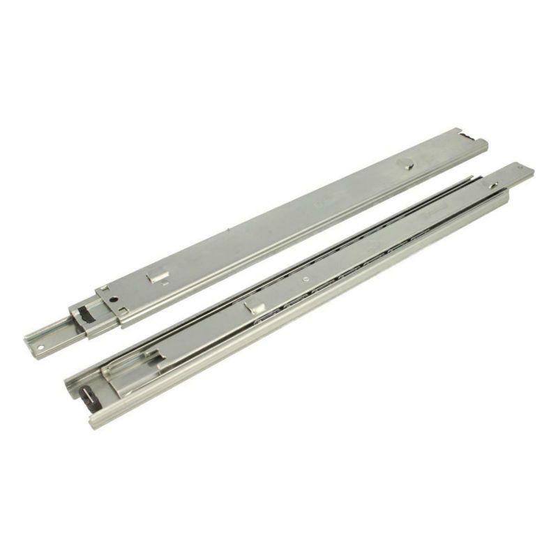 Prowadnica kulkowa do mebli metalowych Hakner 400mm 45kg - 1 par.