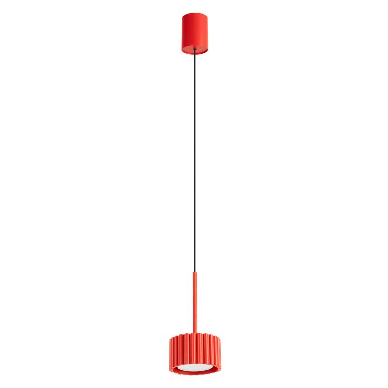 Lampa wisząca AURA 1 czerwona Gx53 Sollux Lighting 1 szt.
