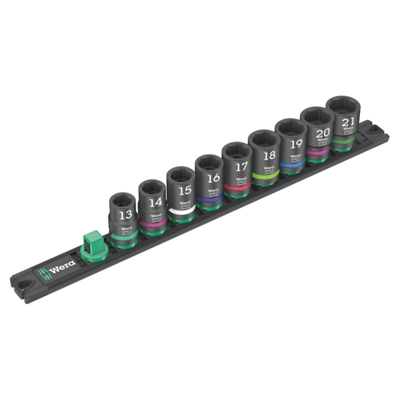 Listwa magnetyczna Wera C Impaktor 1 na zestaw kluczy nasadowych 1/2", 9 części, 05005490001, 1szt.