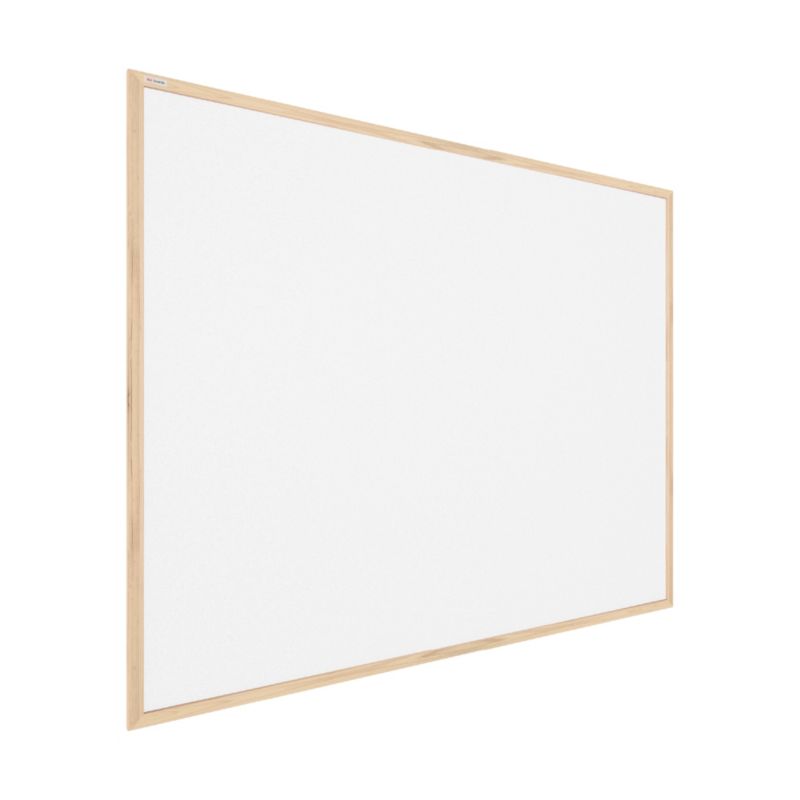 Tablica korkowa kolor biały ALLboards 120x90 cm rama drewniana naturalna 1 szt.