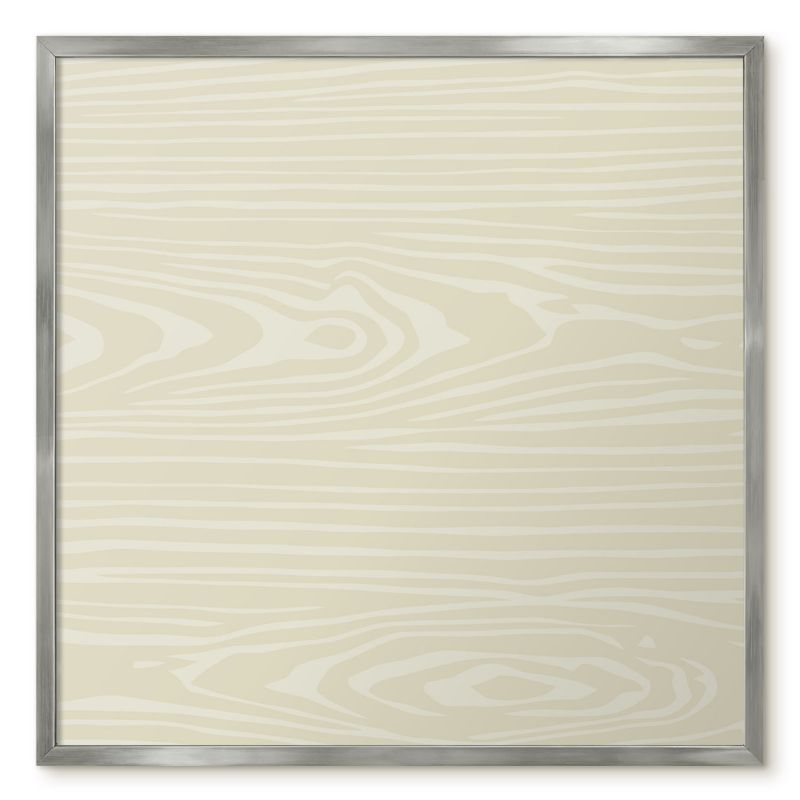Tablica Magnetyczna Do Biura Tulup 50x50 cm Beżowe usłoje - Srebrna rama Do salonu, sypialni 1 szt.