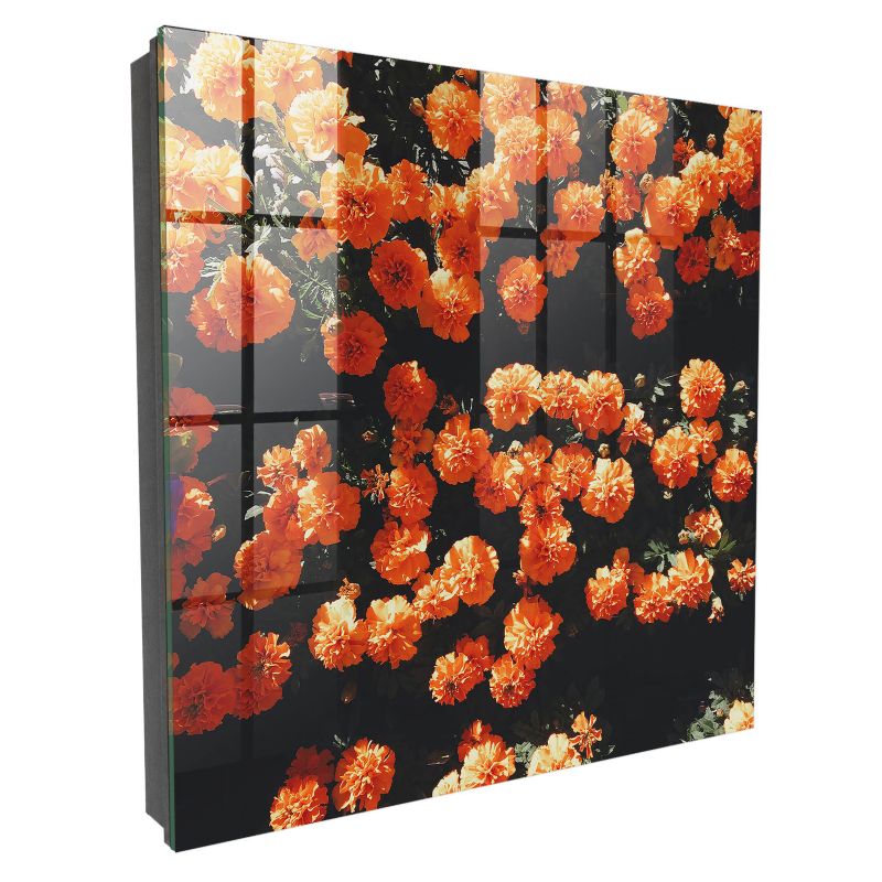 Wieszak Na Klucze Zamykany Tulup 30x30 cm Kwitnąca obfitość - Czarna - Otwierana na prawo 1 szt.