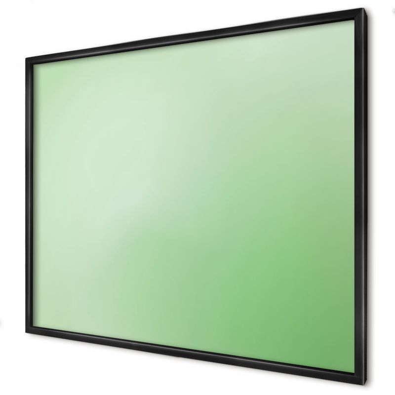 Tablica magnetyczna ozdobna Wallfluent 80x60 Zielona harmonia w czarnej ramie 1szt