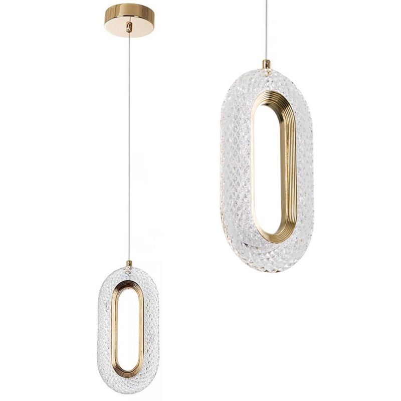 Lampa Sufitowa Wisząca Toolight Led G113-1Cp Złoty 1Szt