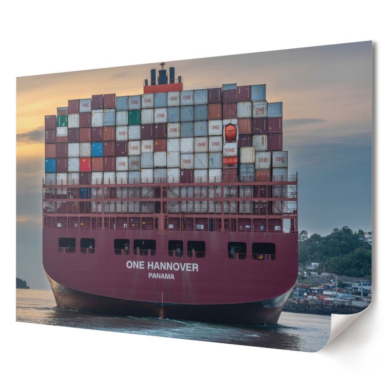 Plakat na ścianę Wallfluent Format A1 Transport morski Artysta Hela 1 szt.