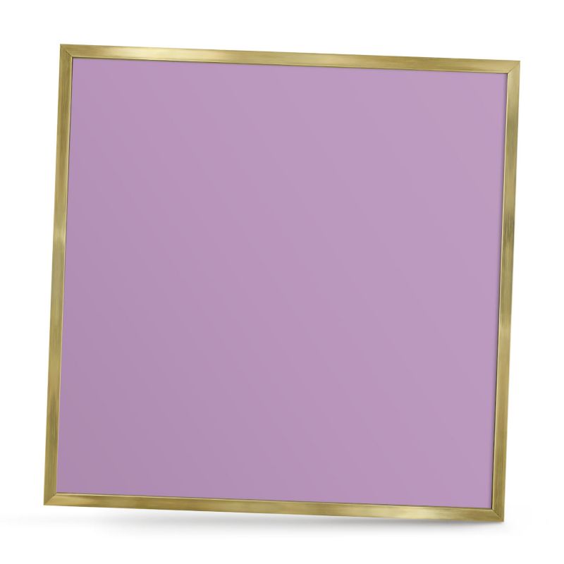 Tablica magnetyczna do salonu ArtPrintCave 50x50 Jasny fioletowy w złotej ramie 1szt
