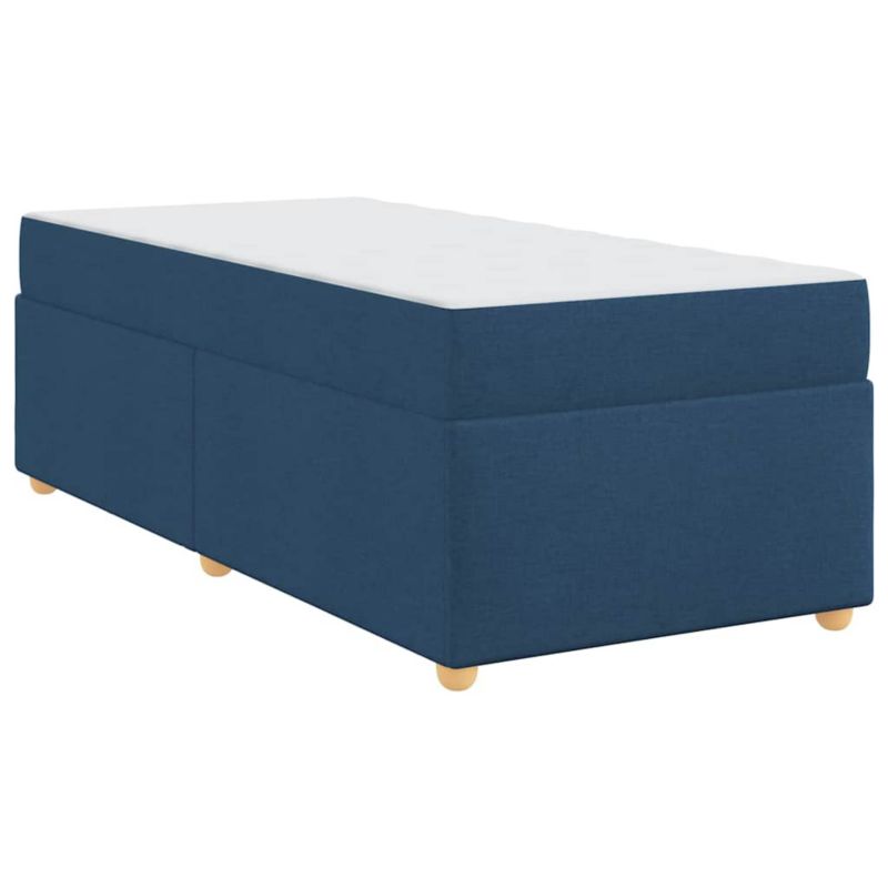Łóżko z materacem WaszeMeble 80x200 cm Niebieski tkanina WM-3399320 1 szt.