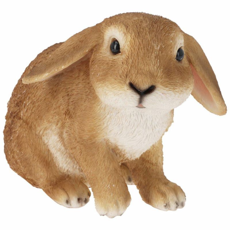 Figurka ogrodowa królik z dużymi uszami HowHomely 1 wzór 17 cm 1 szt.