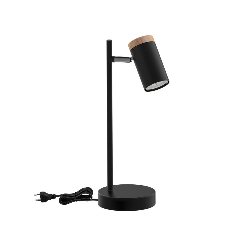 Lampa stołowa regulowana Candellux Lagos czarno-brązowa 1xGU10x15W IP20 wym:35x14,5x14,5cm - 1 szt.