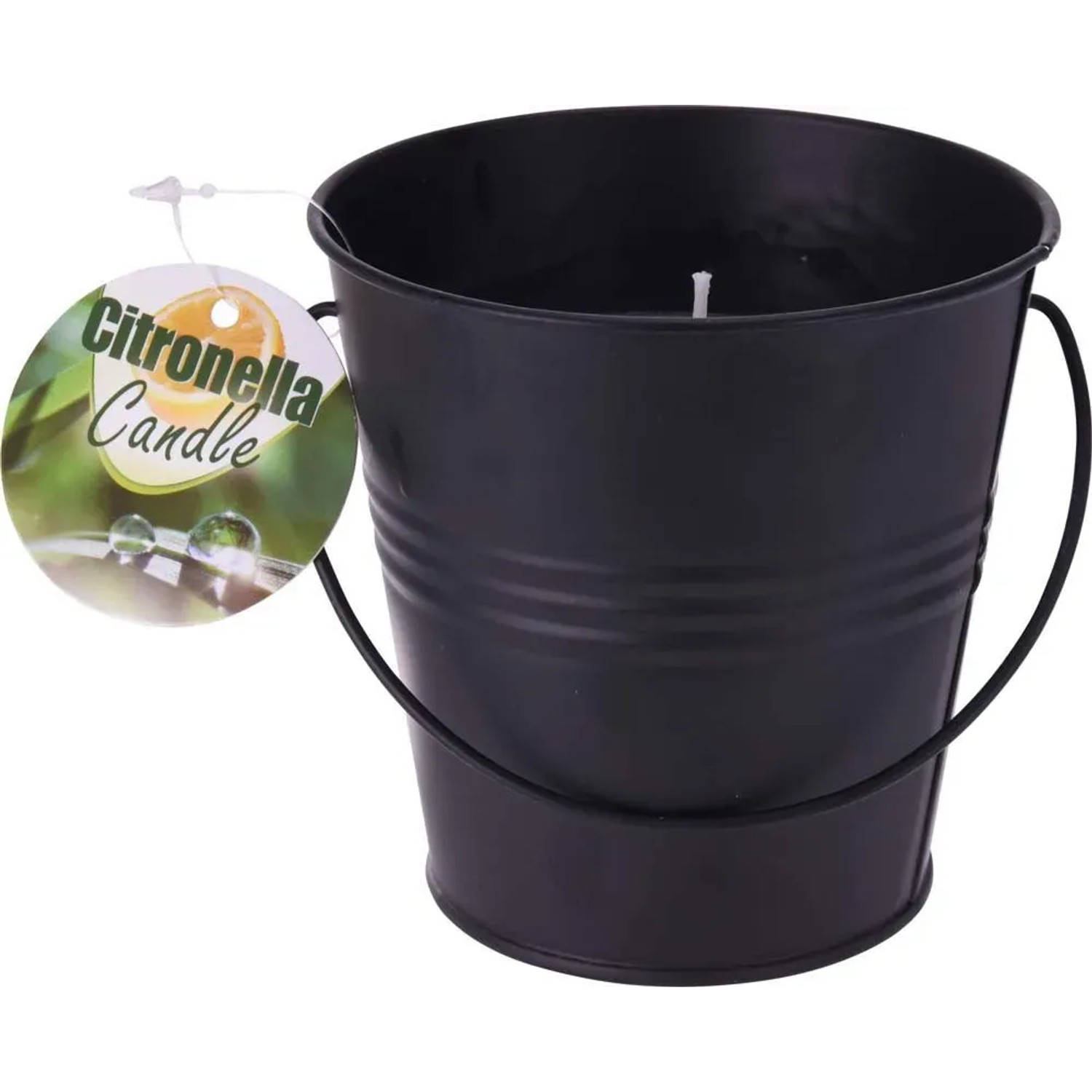 Świeca w wiaderku CITRONELLA