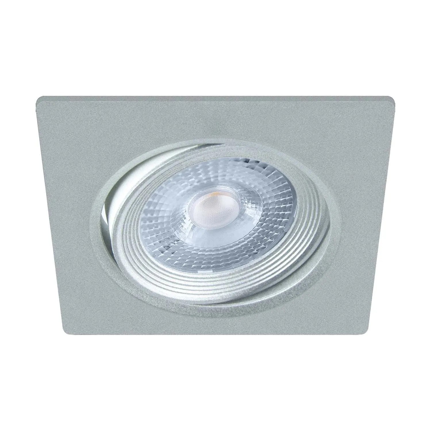Struhm Lampa podtynkowa MONI LED D 5W 3000K 400lm 8,8x8,8cm srebrna
