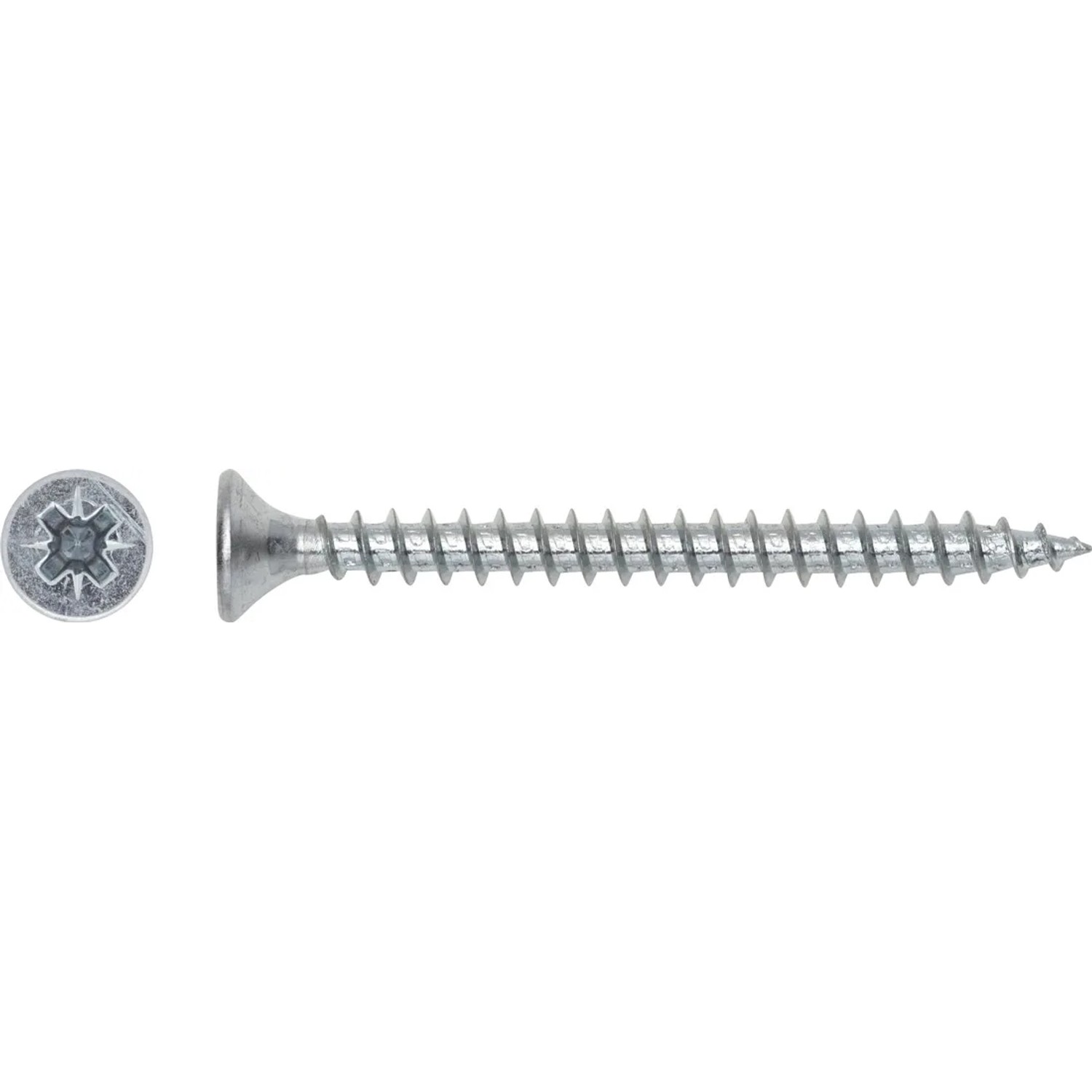 LUX-TOOLS Wkręt uniwersalny z łbem stożkowym płaskim TX 3 mm x 25 mm ocynk 50 sz