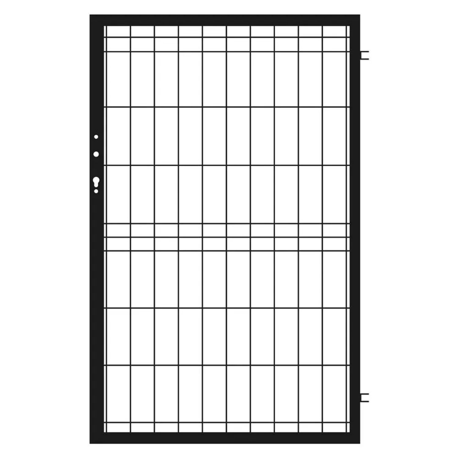 Furtka panelowa czarny mat lewa/prawa - 100 x 150 cm