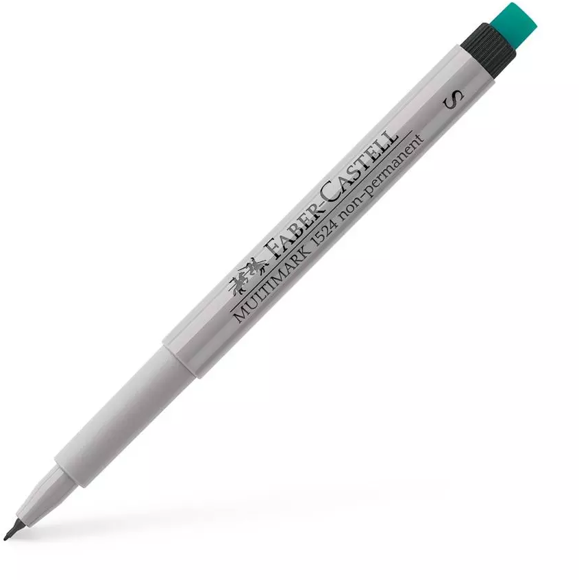 Marker suchościeralny Faber-Castell, okrągła, S, czarny