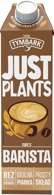 Napój owsiany Tymbark Barista Just Plants, bez cukru, 1l