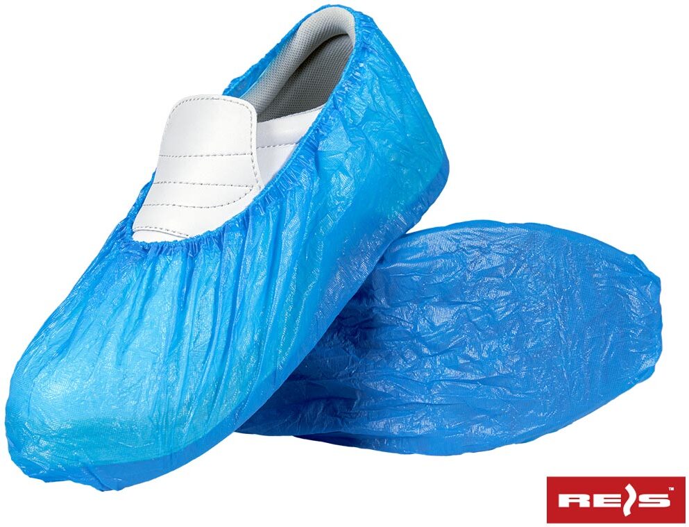 Ochraniacze na buty Reis, 100 sztuk, niebieski