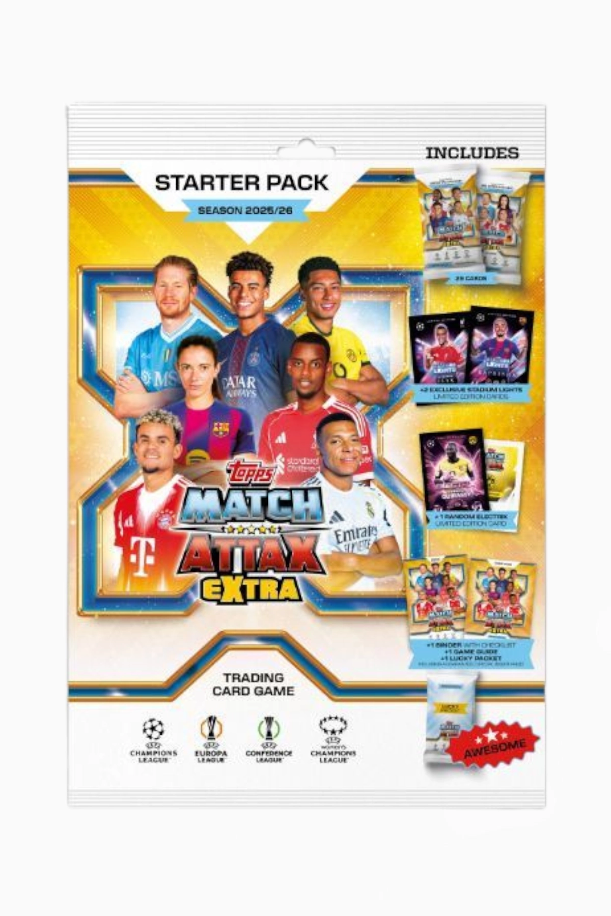 Karty kolekcjonerskie Topps Match Attax Extra 2025/26 Starter Pack