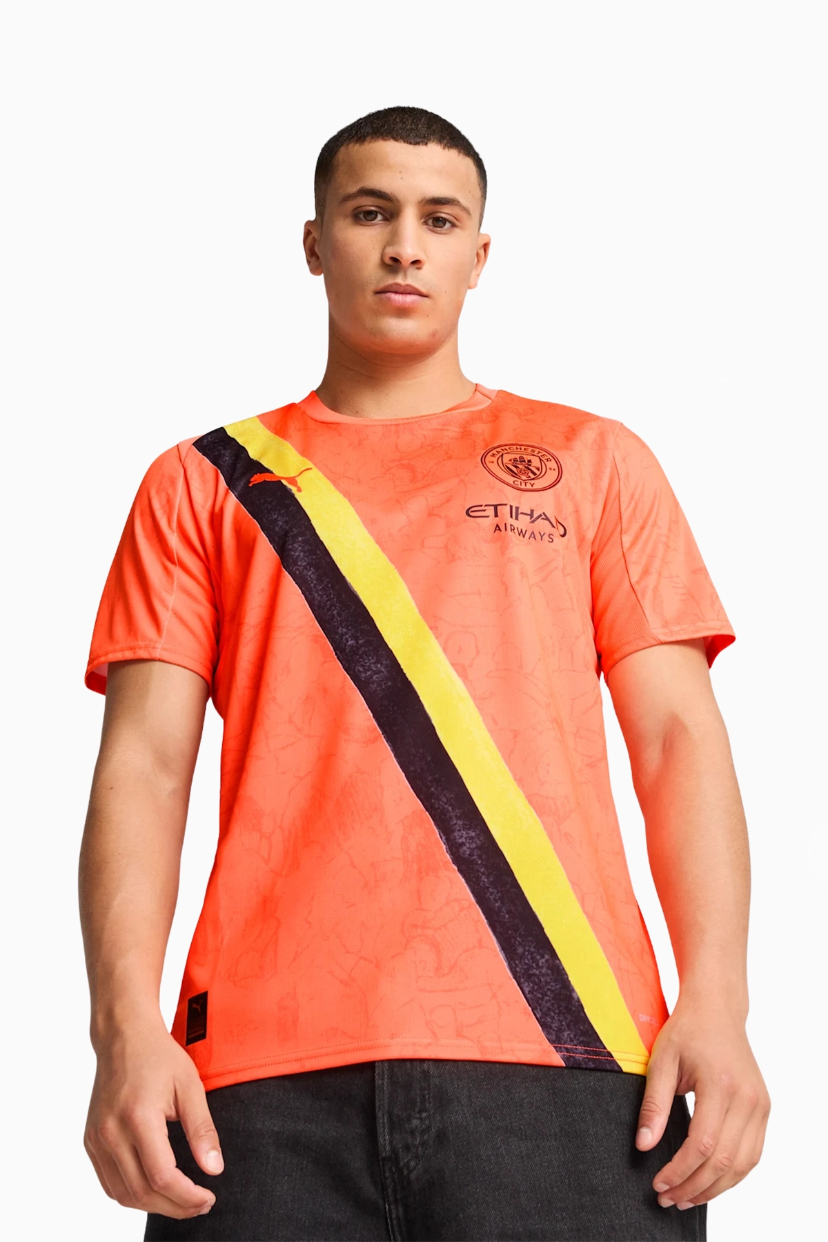 Koszulka Puma x KidSuper Manchester City 25/26 Goalkeeper Replica - Pomarańczowy