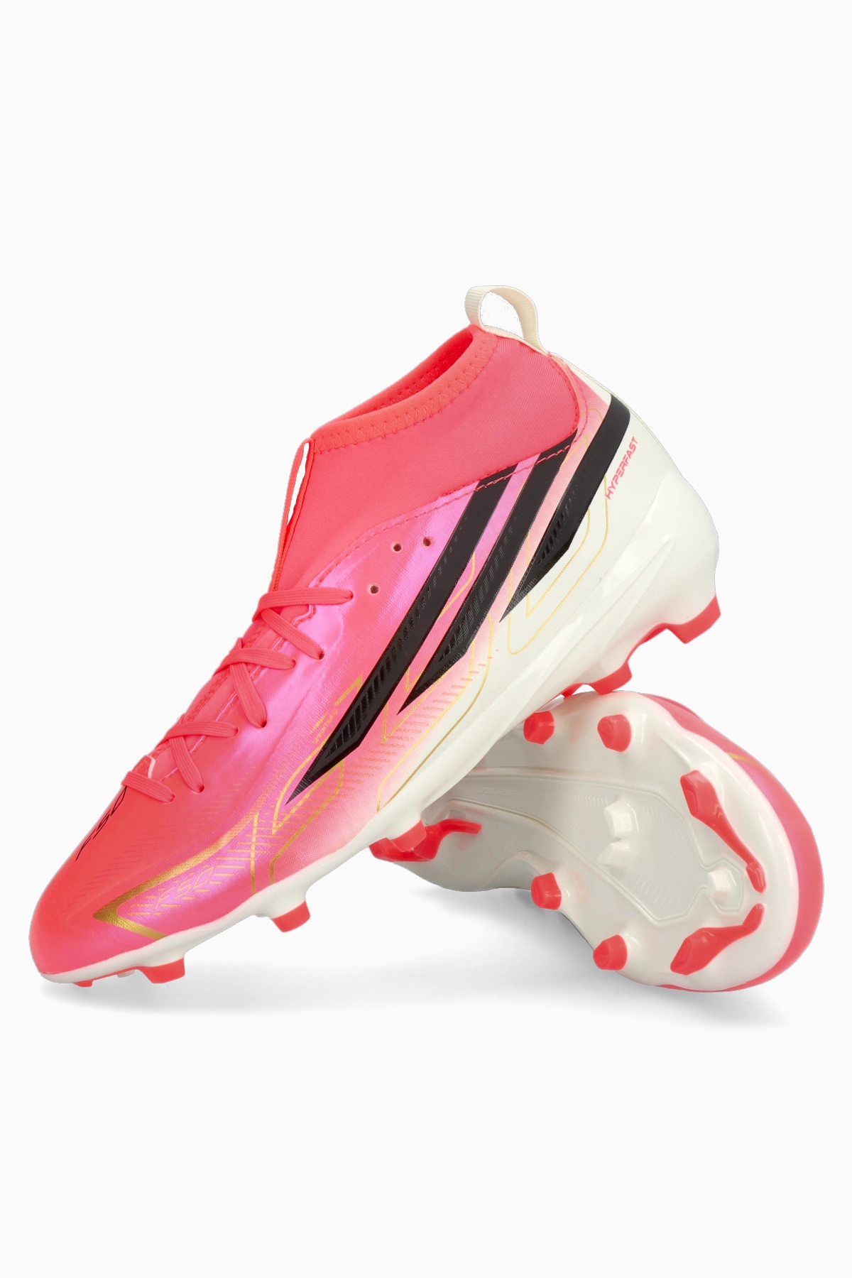 Korki adidas F50 League Hyperfast Mid FG Junior - Różowy