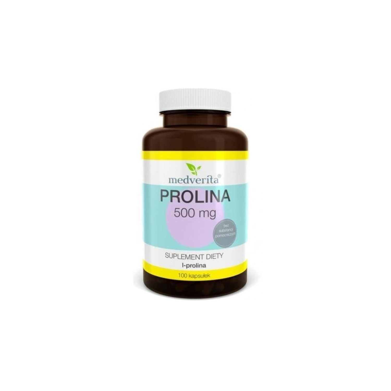 Medverita - prolina, wspomaga działanie aparatu ruchowego (500 mg), 50 kapsułek