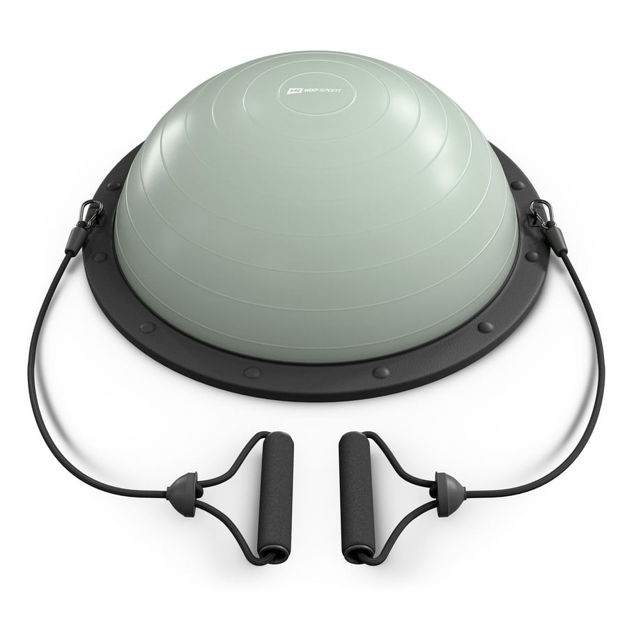 Demi-ballon d’équilibre avec élastiques - Vert clair