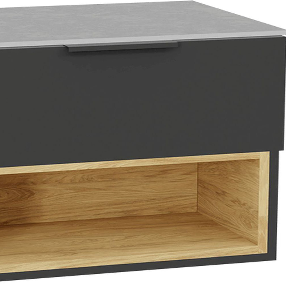 Excellent Tuto 2.0 korpus szafki 80x46.5x50 cm podumywalkowa wisząca szara-dąb MLEX.2171.800.GRBL - Wysyłka w 24h