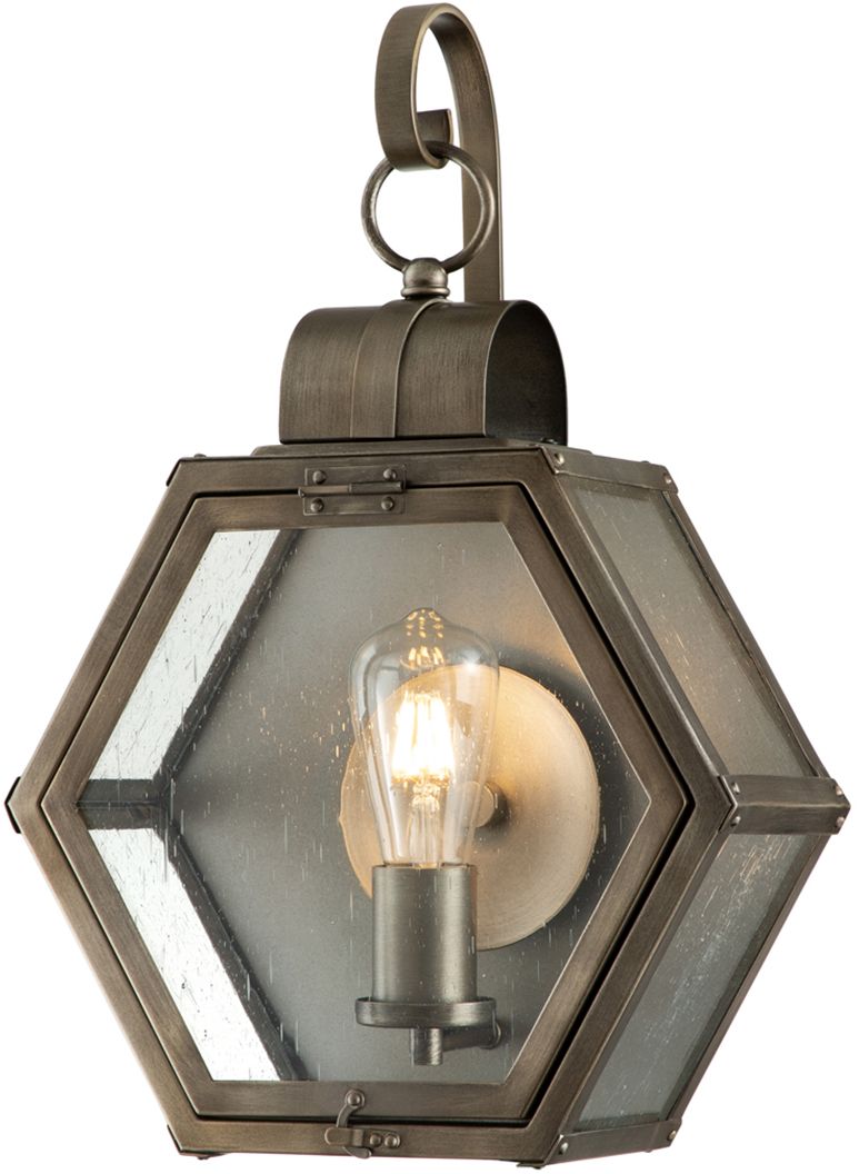 Quintiesse Heath kinkiet zewnętrzny 1x40 W przezroczysty/oksydowany brąz QN-HEATH-S-BU