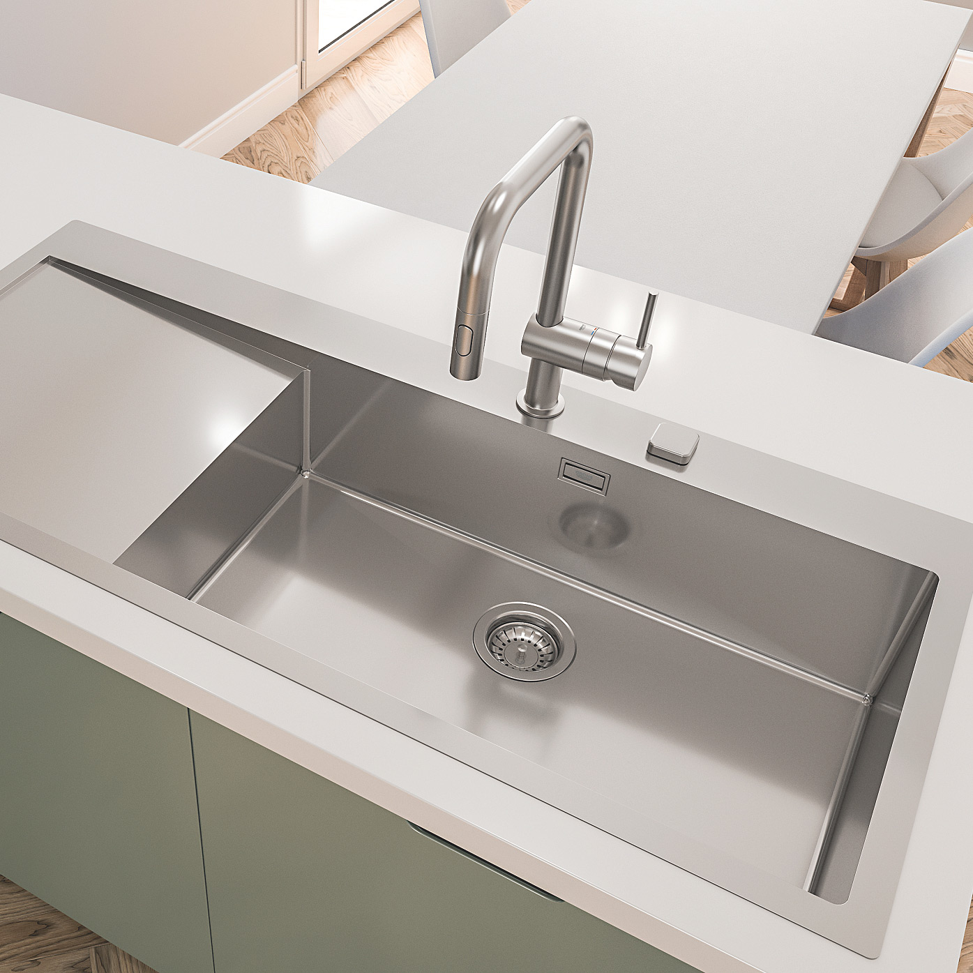Grohe K1000 zlewozmywak 116x52 cm stal szlachetna 31582SD1 - Wysyłka w 24h