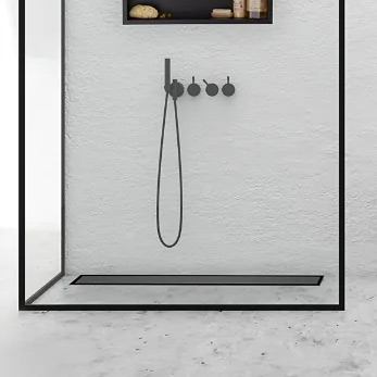 Balneo Duplex Next Black odpływ liniowy 80 cm czarny BLK80N - Wysyłka w 24h