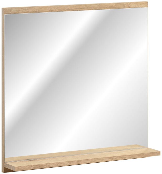Comad Nova Oak lustro 60x57 cm kwadratowe drewno NOVA OAK A 84-60 - Wysyłka w 24h