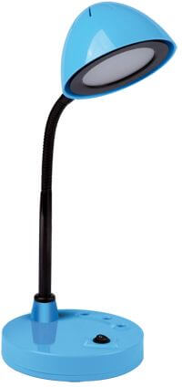 Strühm Roni LED lampa biurkowa 1x4 W niebieska 02873