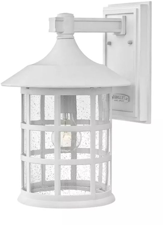 Elstead Lighting Freeport kinkiet zewnętrzny 1x60 W biały HK-FREEPORT2-L-TWH