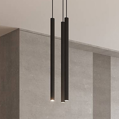 Sollux Lighting Arche lampa wisząca 3x8 W czarna SL.1341