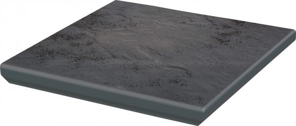 Paradyż Semir grafit kapinos stopnica narożna 33x33 cm
