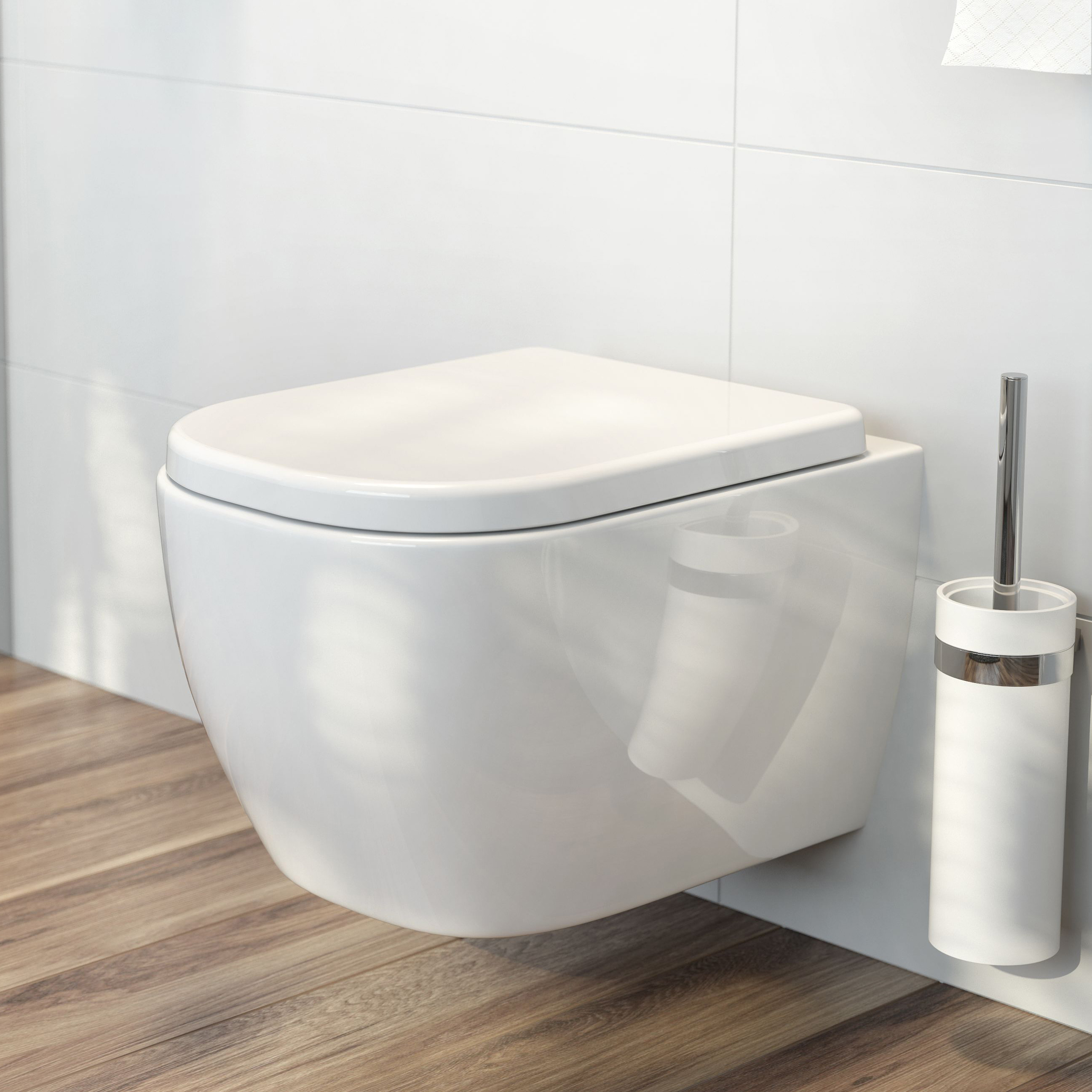 Oltens Vernal miska WC wisząca PureRim z powłoką SmartClean biała 42502000 - Wysyłka w 24h