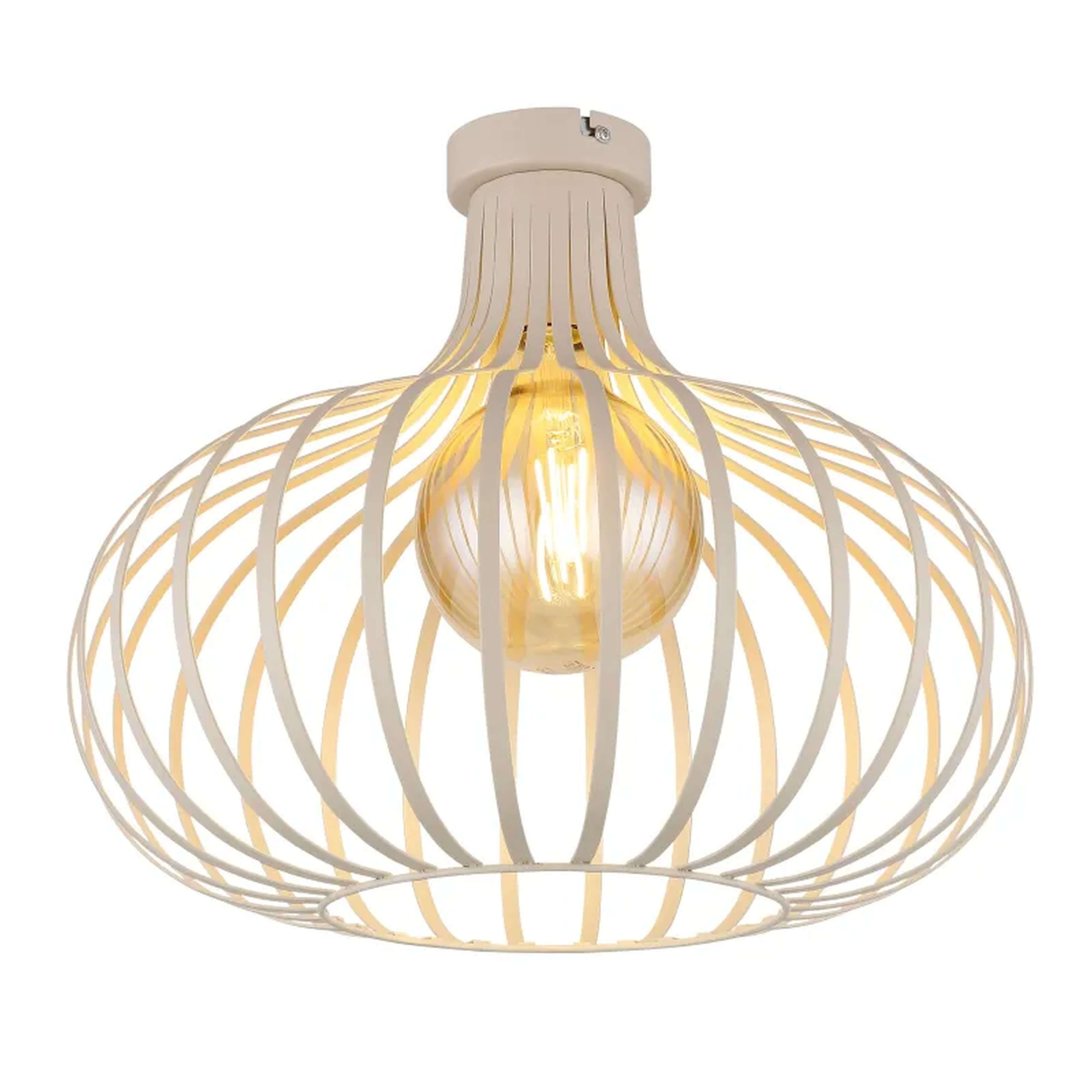 Globo Lighting Mateo lampa podsufitowa 1x60 W kremowa 63370119